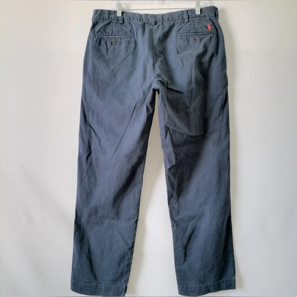 NEW Polo By Ralph Lauren Mid Rise Blue Preston Pant Slacks Men Size 34/30 NWT